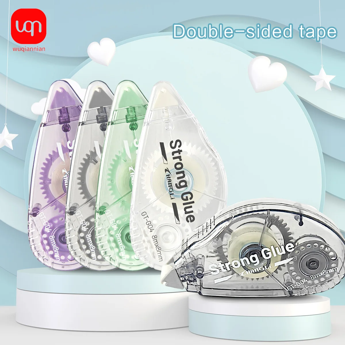 WQN-1PC Office Ledger Supplies Dispensing Student Study Exam Stationery Roller Tape Tape Multifunctional Roller Tape