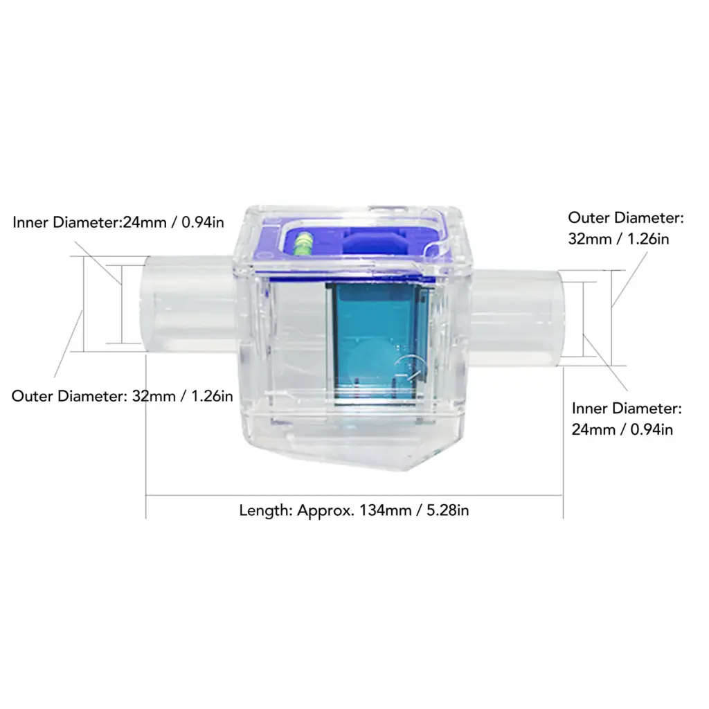 Air Conditioner Condensate Check Valve Anti Backflow Dual Isolation Condensate Check Valve Odor Proof ID DN25 OD DN32 for Mall