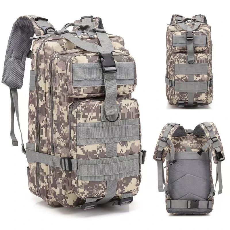 30L Tactical Backpacks Men's Camouflage Backpack, Hiking And Camping Backpack, LargeCapacity Multi-layer Outdoor Sports Backpack