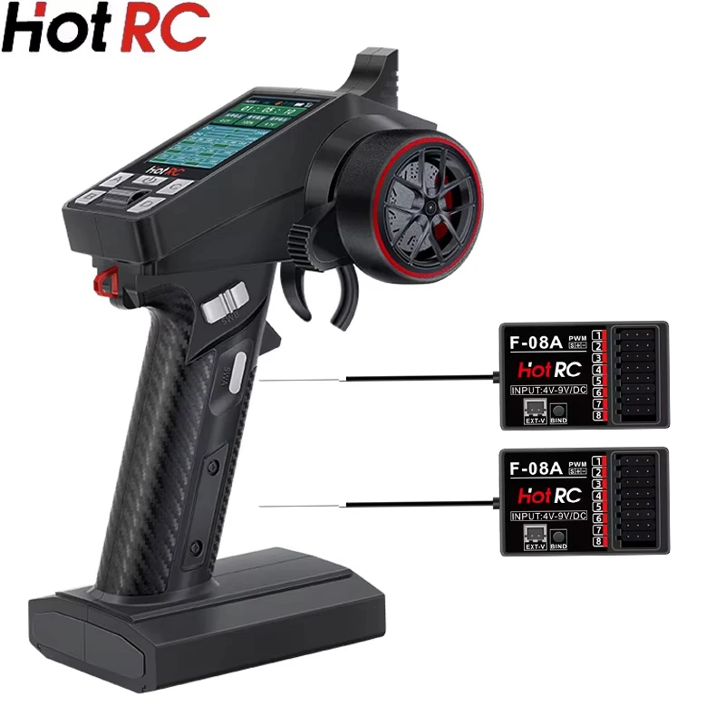 Hot RC CT-8A 2.4G 8-Channel Radio System Remote Control Transmitter With F-08A Receiver For Climbing Drift Vehicle RC CAR TANK