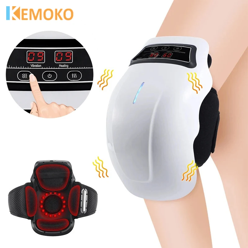 New Style Electric Knee Massager Physiotherapy Infrared Knee Pads for Relief Elbow Leg Rehabilitation Electric Knee Massage