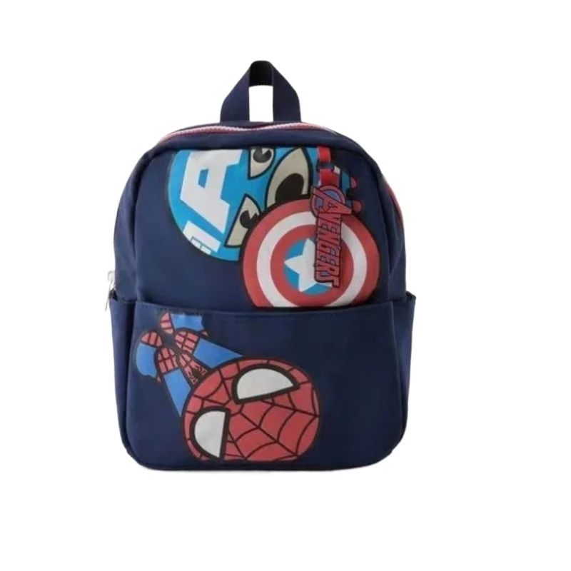 New Marvel Spider-Man cartoon Captain America boys School Bag New Kindergarten Baby Children's Small Backpack Cute Backpack