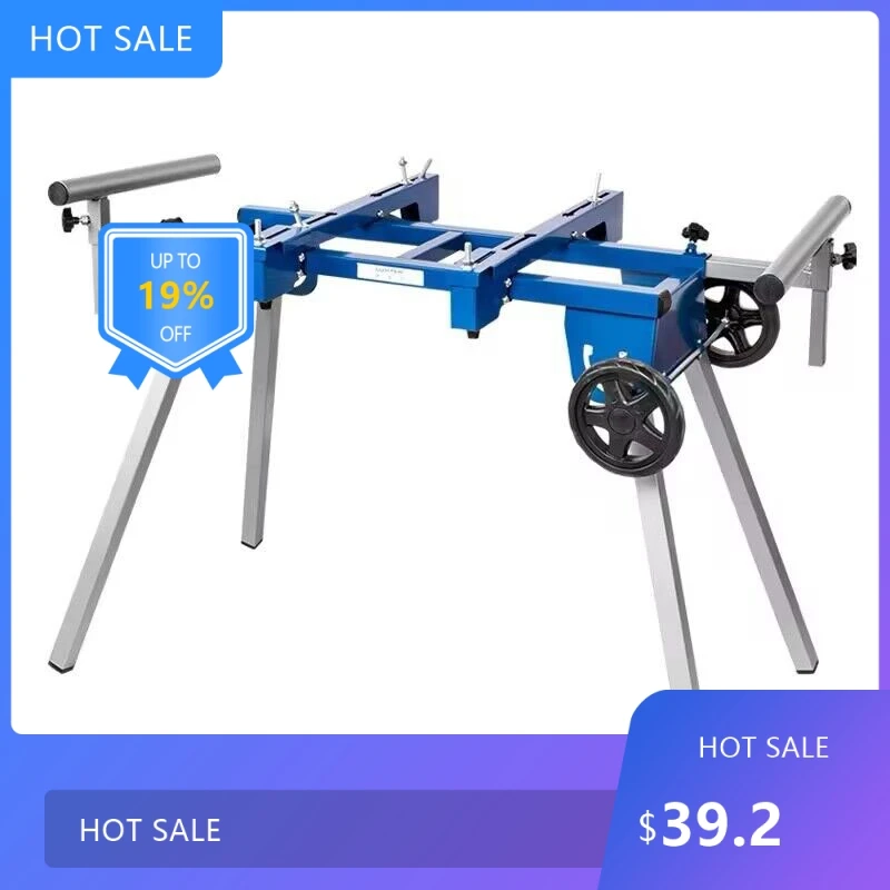 8110 Useful Woodworking Multifunctional Cutting Machine Stand Aluminum Machine Miter Saw Workbench Portable Foldabl