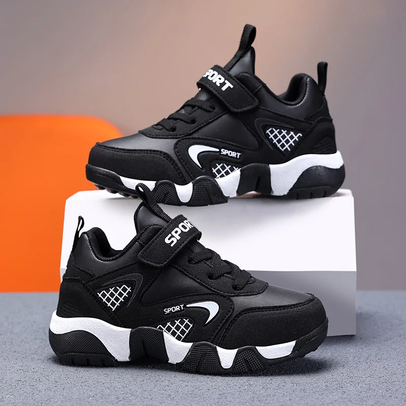 Luxury Boy Tenis Sneaker Children Shoes Autumn Leather Kids Casual Sneakercomfortable Anti-slip Fashion Sports Shoes for Boy