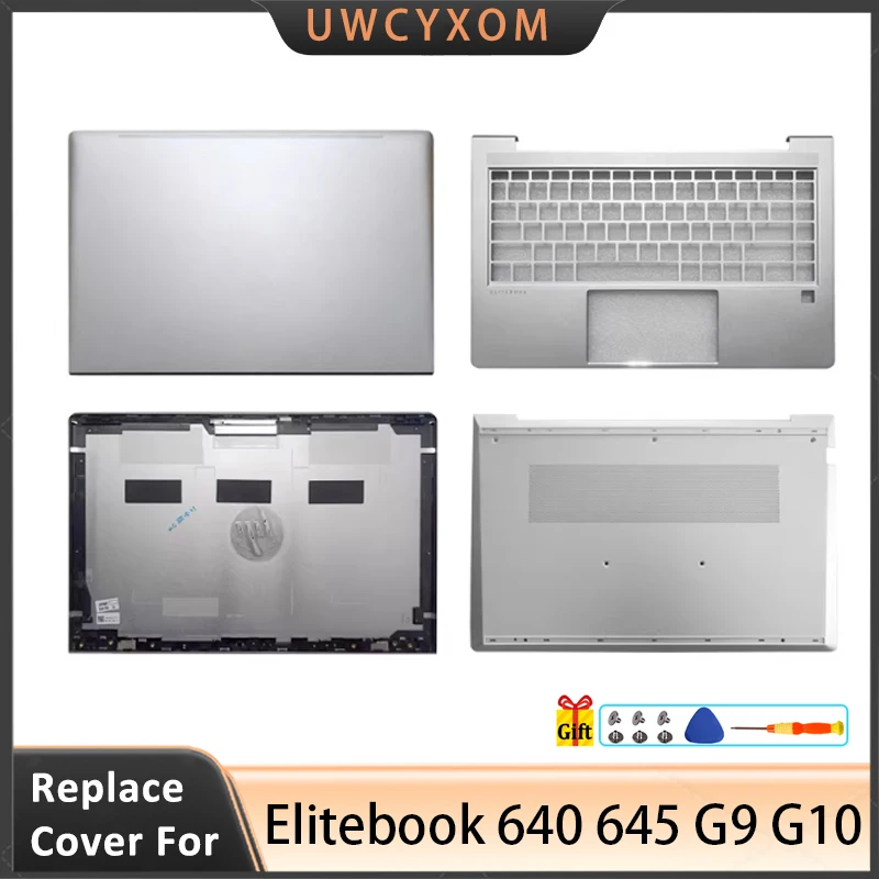 New Cover For Elitebook 640 645 G9 G10 Laptop LCD Rear Cover/Palm Pad/Keyboard/Bottom Cover/Top Cover Silver