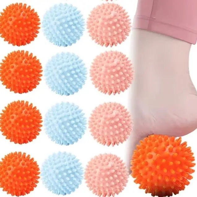 Foot Massage Ball Pilates Yoga Ball Sports Fitness Muscle Relaxation Massage Balls Plantar Fasciitis Relaxation for Deep Tissue