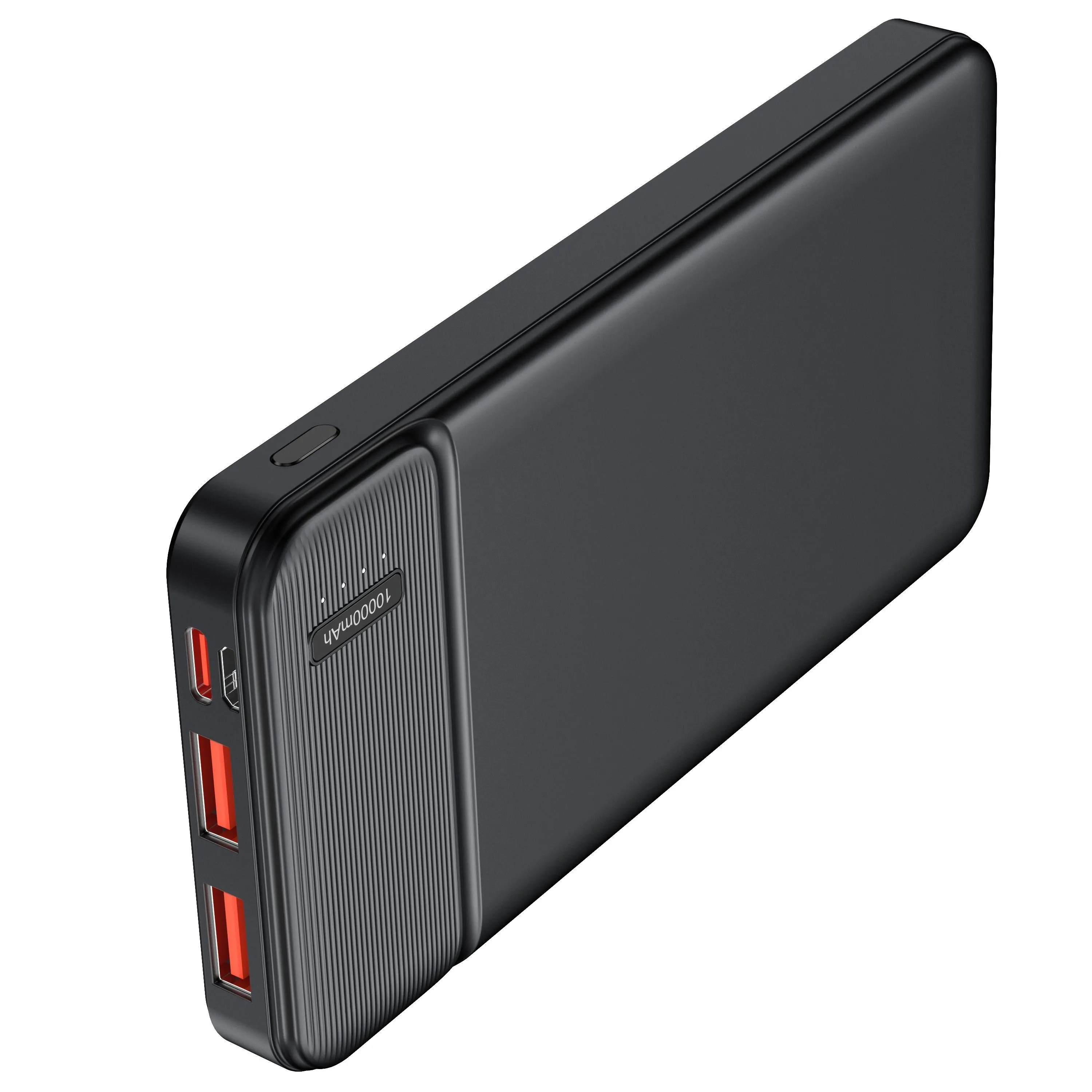 Portable Charger Power Bank 10000mAh, PD 22.5W Battery Pack, Slim Design, 3 Outputs, 2 Input.