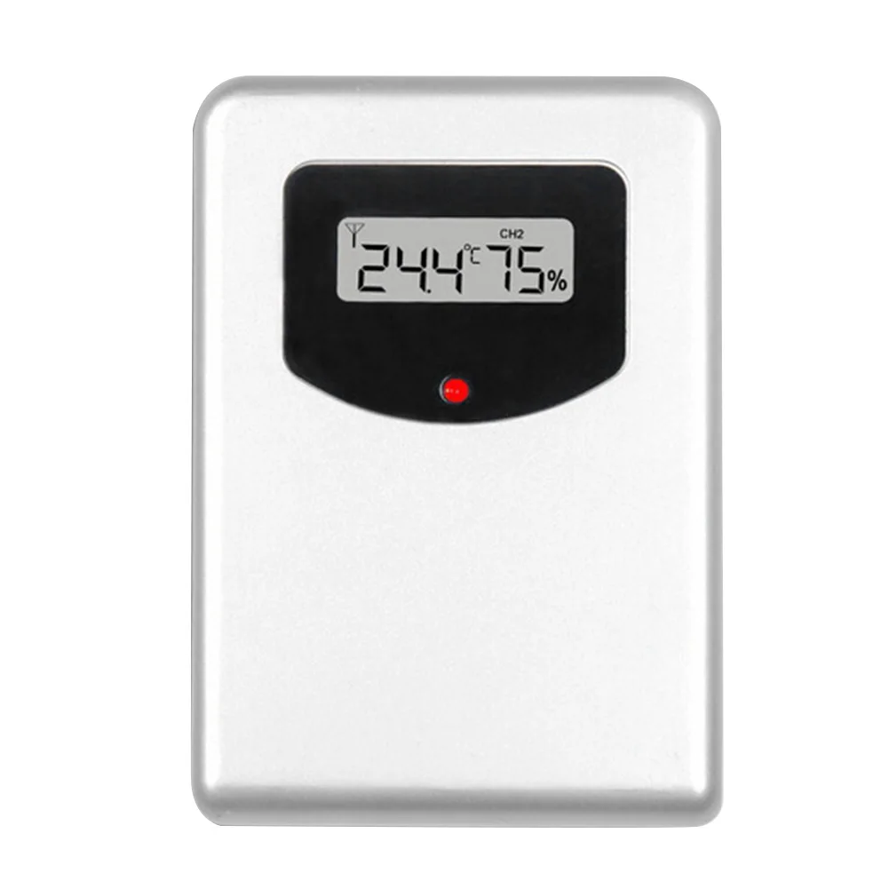 Remote Digital Wireless Thermometer Sensor Temperature Wall-mounted or Desktop Brackets Practical Humidity Hygrometer Meter