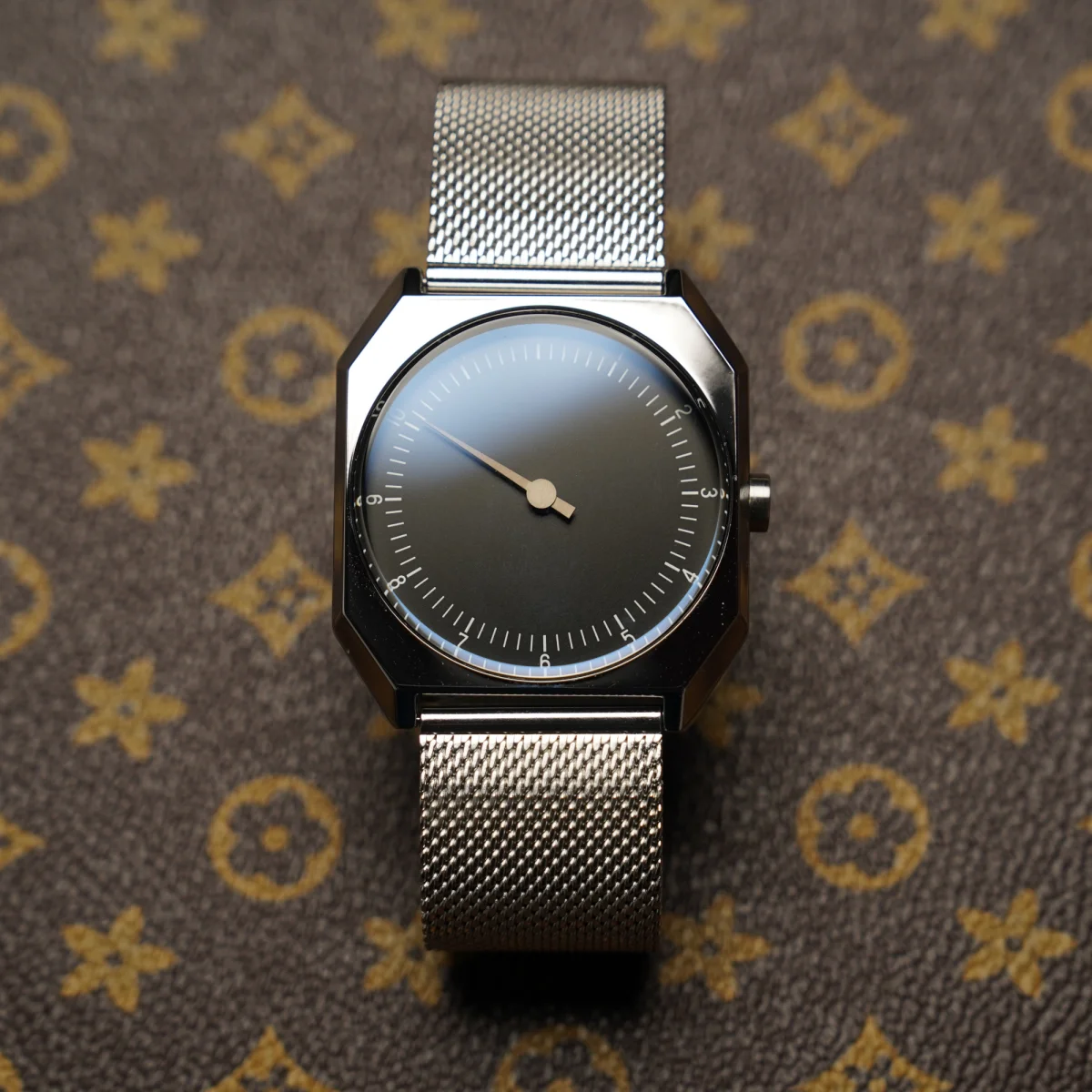 SKU Retro One Pointer Watch for Men - Vintage Style Square Quartz Watch Unique Design Fashion Wristwatch for man men alloy watch
