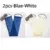 2pcs-Blue-White