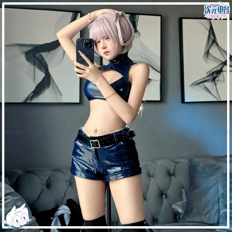 ss23Anime Yofukashi No Uta Nanakusa Nazuna Call Of The Night Cosplay Costume Hallowen Coak Cloak PU Lea