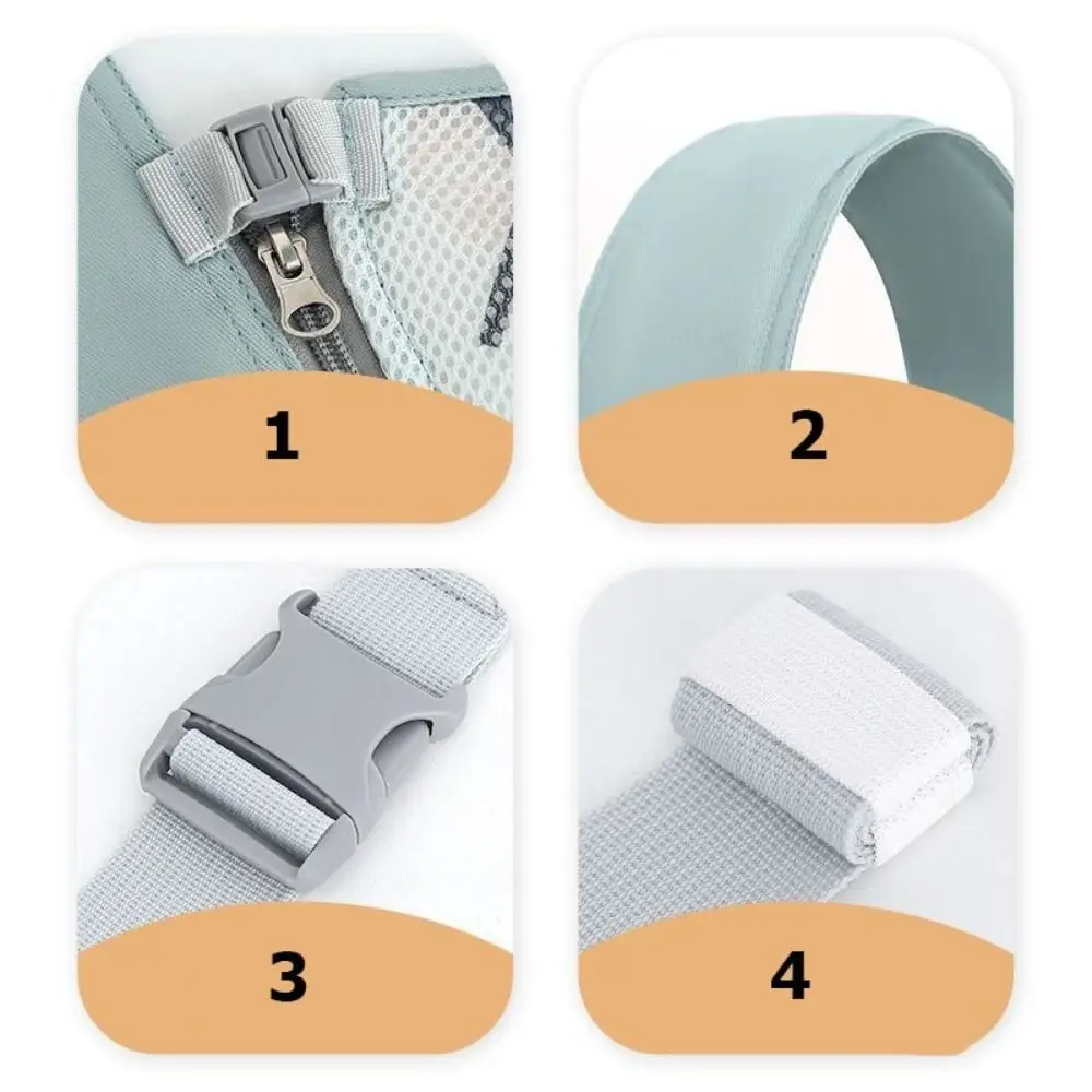 Newborn Front Holding Baby Wrap Carrier Cotton Mesh Infant Backpacks Horizontal Holding Type Infant Kangaroo Bag