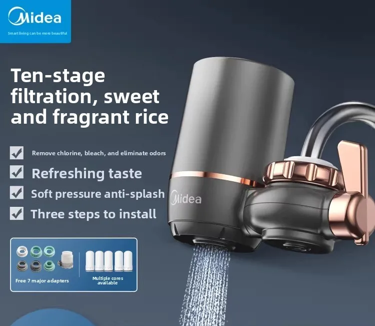 Water purifier, faucet filter, household tap water filter, direct drinking pre-filter, universal in the kitchen
