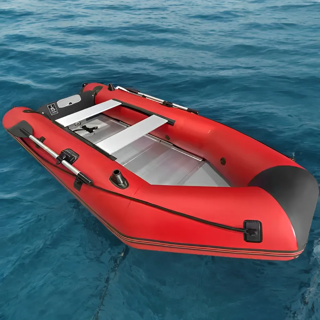 SOLAR MARINE 4M PVC Inflatable Fishing Kayak Drifting Assault Boat Racing Boats Outdoor Watersport Equipment IB SIB 7-9People