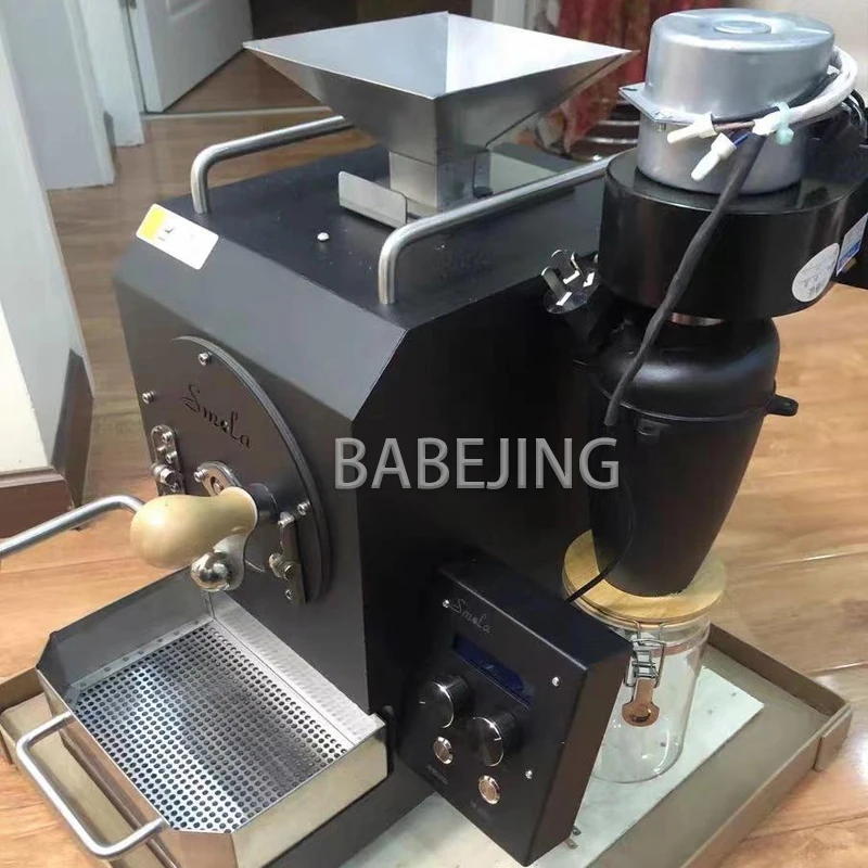 BABEJING 300g High Performance Coffee Bean Roaster Commercial Desktop Stainless Steel Coffee Roaster for Business Use