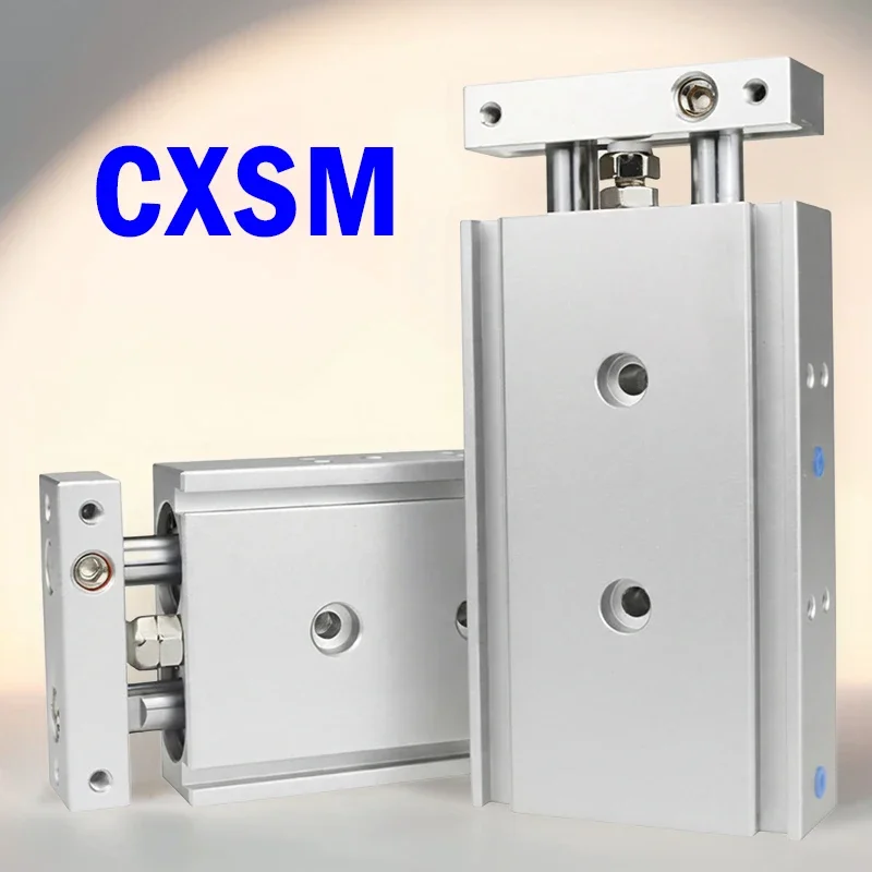CXSM High Quality Aluminum Mini Air Cylinder Double Acting Adjustable Buffers Pneumatic Cylinder for Automation Equipment