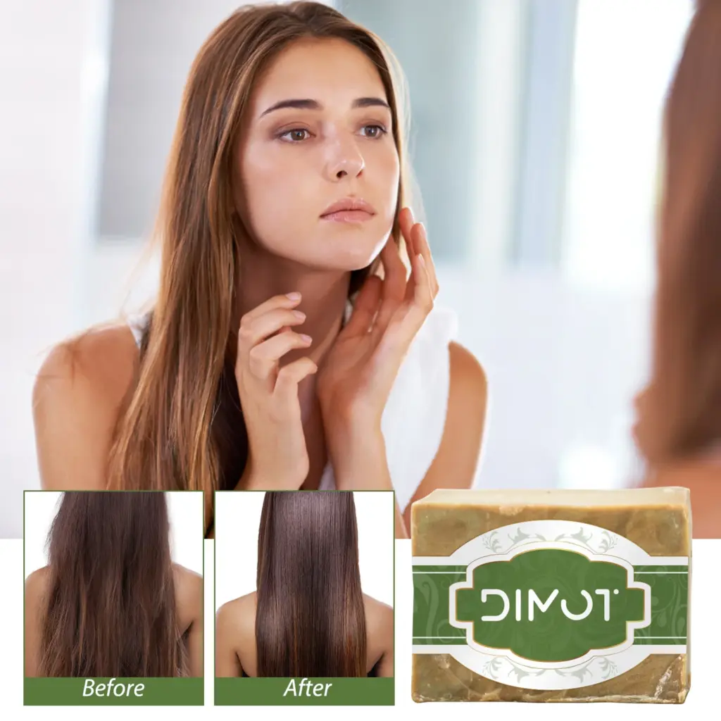 Rosemary Biotin Solid Shampoo Conditioner Bar Set - Natural Hair Growth Stimulating, Volumizing &Scalp Care 91g+77g Eco-Friendly