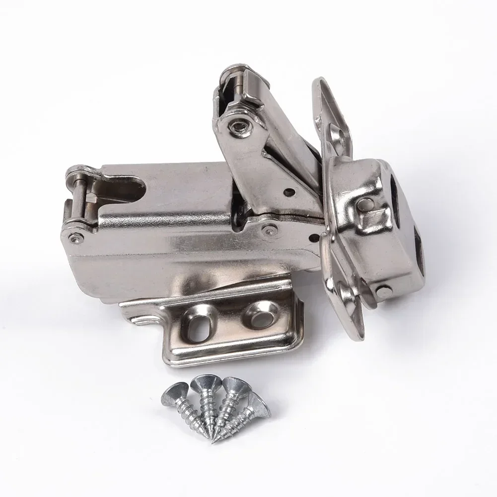 1 Pcs Hinge With Matching Screws 165 Degree Large Angle Hinge Sliding Base Large Opening Angle Cabinet Door Special Hinge