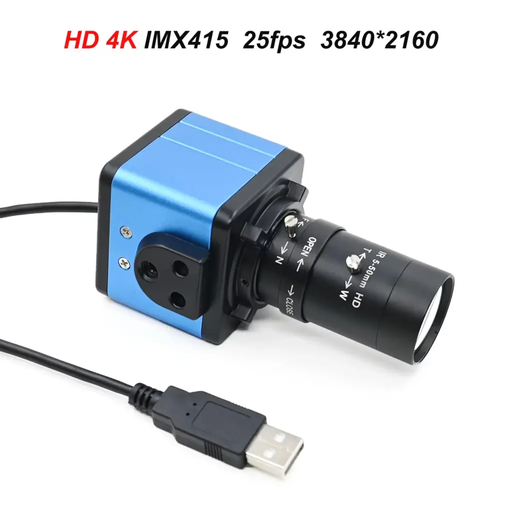 GXIVISION HD 4K USB Camera,Plug And Play Driver Free,IMX415 8MP 3840x2160 25FPS,Industrial Machine Vision
