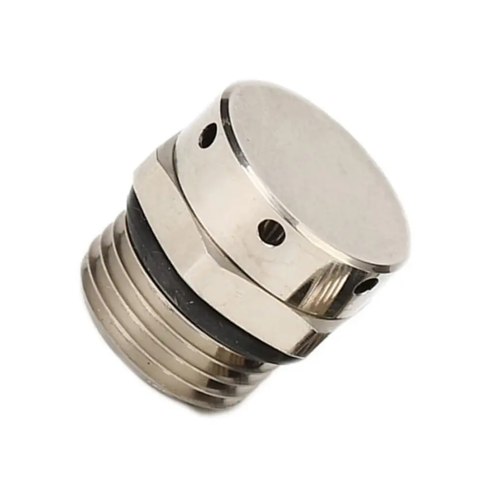 304 Stainless Steel Waterproof Air Vent Valve M12*1.5 Screw In Protective Vent Plug 12mm E-PTFE Metal Breather Vent Valve