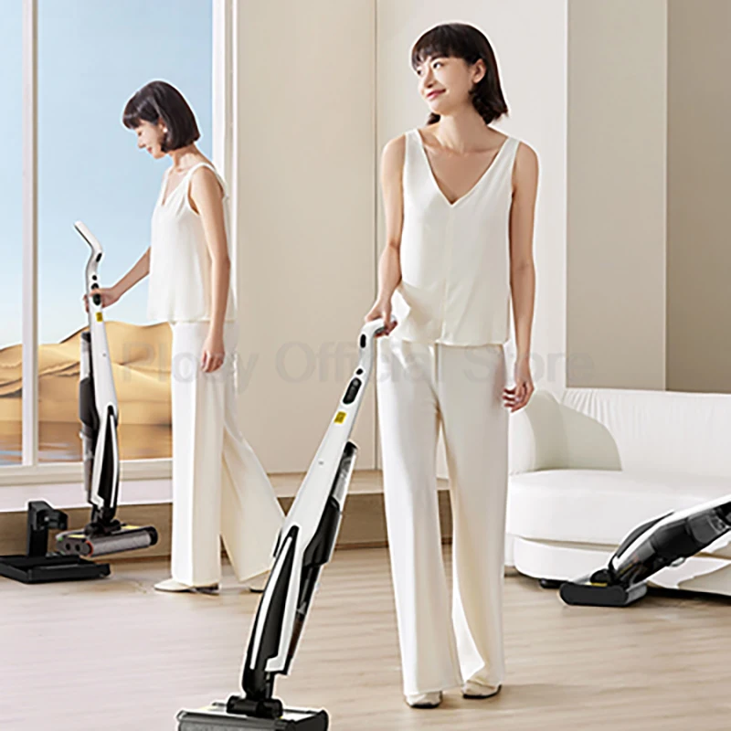 Wireless Vacuum Water Mop Cleaner Home Intelligent Appliance Automatic Cleaning Electric Mop Suction/Mop/Wash All-in-one Cleaner