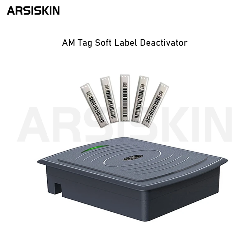 EAS Handheld Deactivate Security Tags 58KHZ AM Tag Soft Label Deactivator Anti Theft System Tag Opener for Supermarket Shop