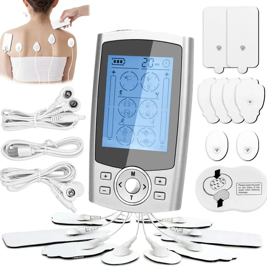 Professional EMS Muscle Stimulator Tens Unit Low Frequency Pulse Body Massager Digital Therapy Slimming Relax Pain Relief Tools
