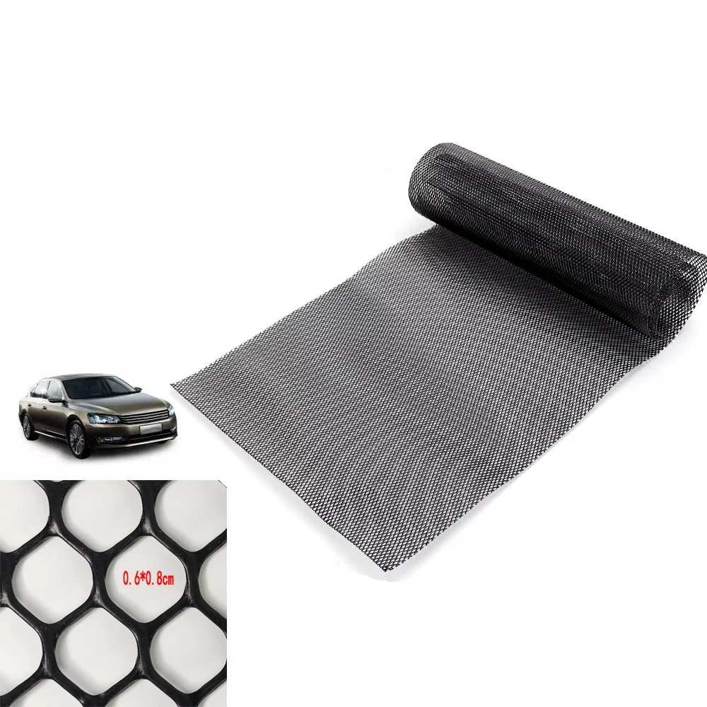 1pc Universal Hood Vent Racing Grills 120X40cm Grill Honeycomb Hexagon Mesh Grille ABS Plastic Spoiler Bumper Vents Car Parts