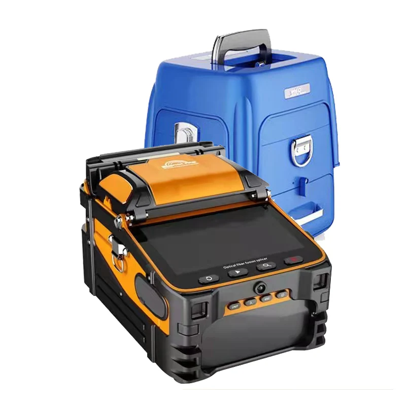AI-9 AI-6 AI-5 signal light fiber fusion splicer 10 languages freely switch built-in optical power meter and VFL5.0