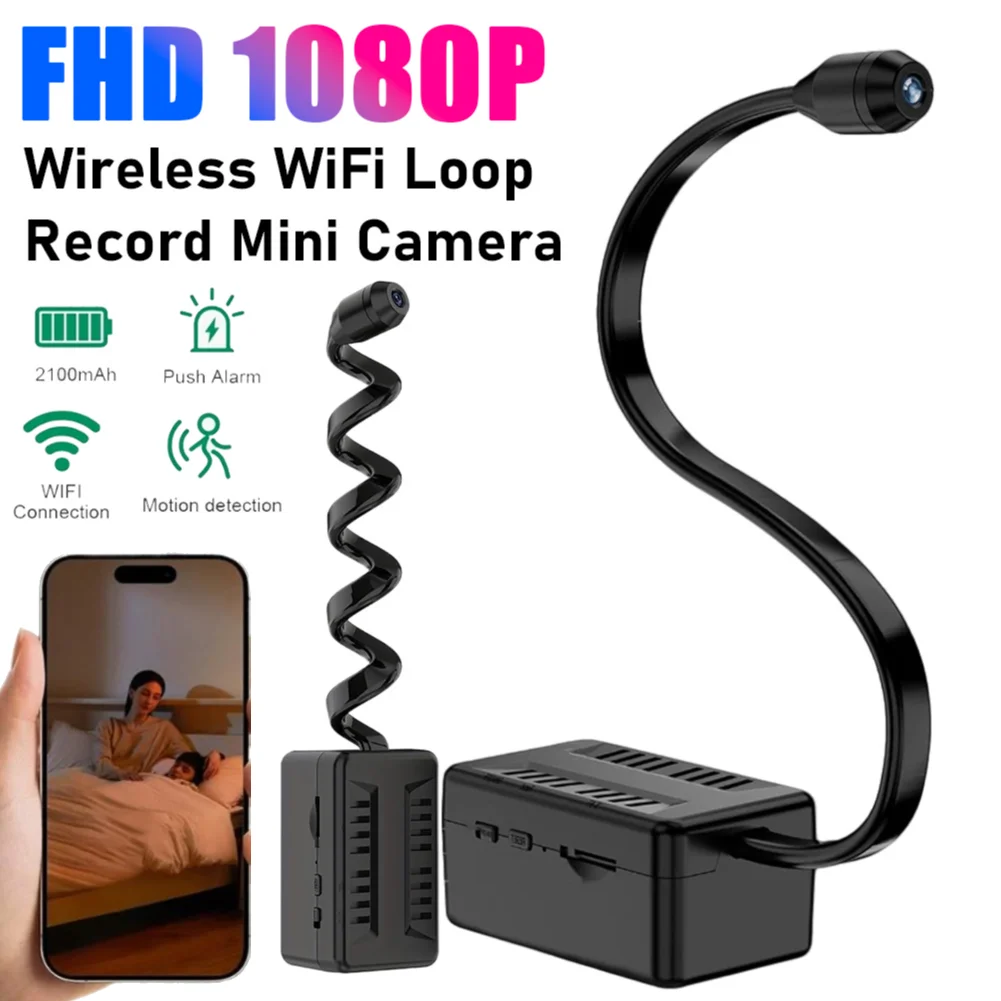 Y21 Loop Record Mini Cameras Wireless WiFi Camera 1080P HD Cam Video Audio Recorder Security Protection Surveillance Camcorder