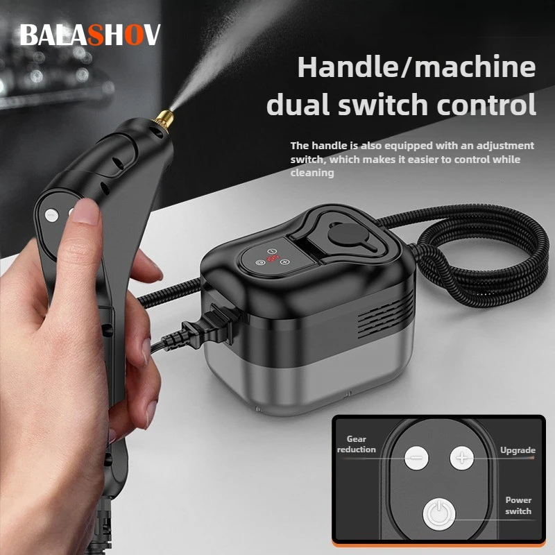 2500W Household high pressure steam cleaner Portable Handheld cleaner Air conditioner Kitchen Car Hood Steam Cleaning machine