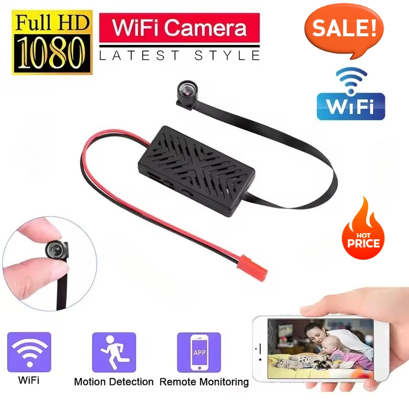 DIY HD 1080P WiFi IP Mini Camera Home Security Motion Detection Micro Camcorder Module Remote Contro Video Recorder Mini Cam