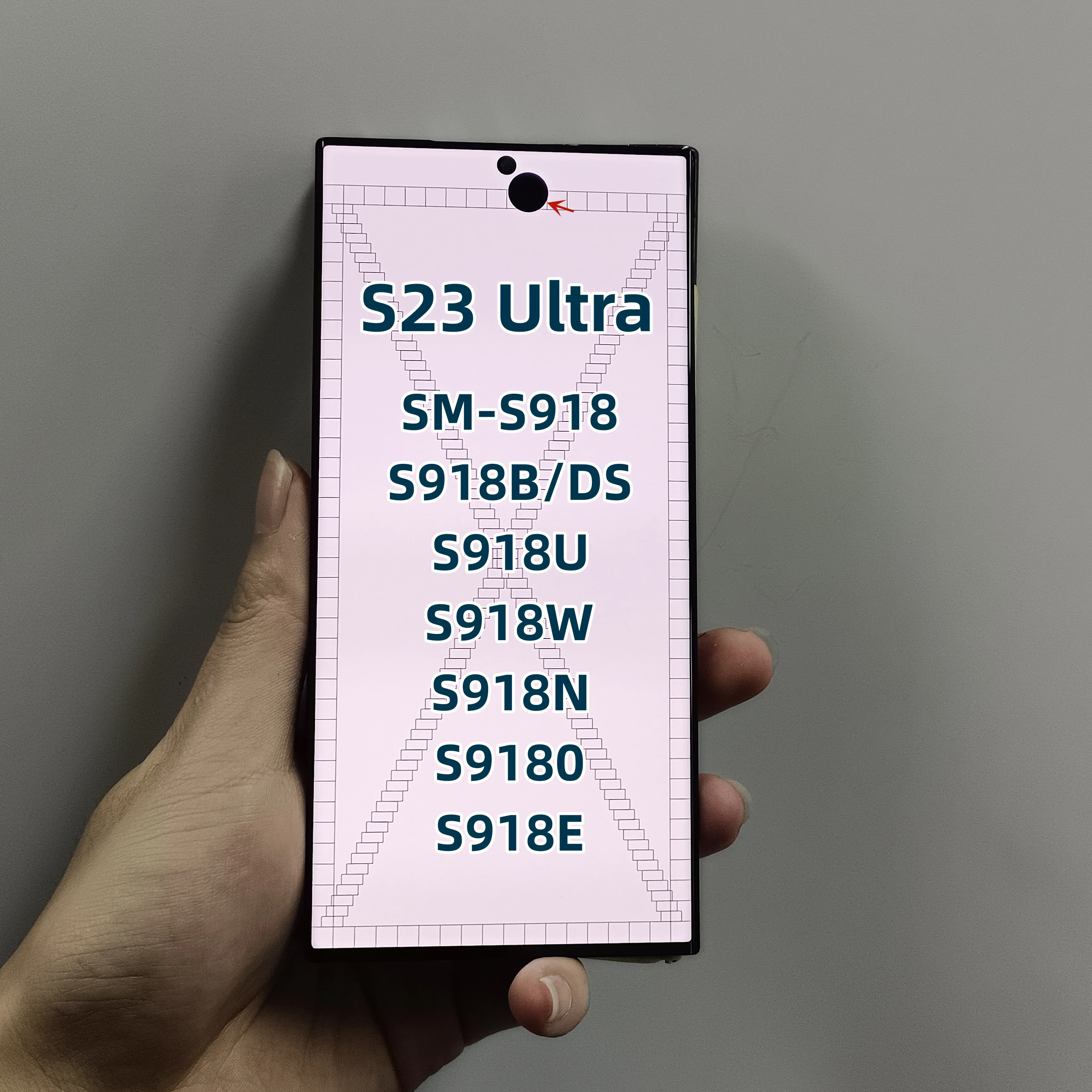 AMOLED For Samsung S23 Ultra LCD Touch Screen Digitizer For Samsung Galaxy S23 Ultra 5G S918 S918B S918U Display with black dots