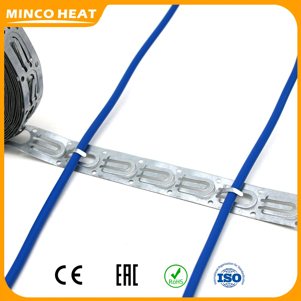 Minco Heat 5m/7.6m Floor Heating System Roof Tie Line for Fixing Heating Cables on Floor, Roof, Gutter and So Onclamp