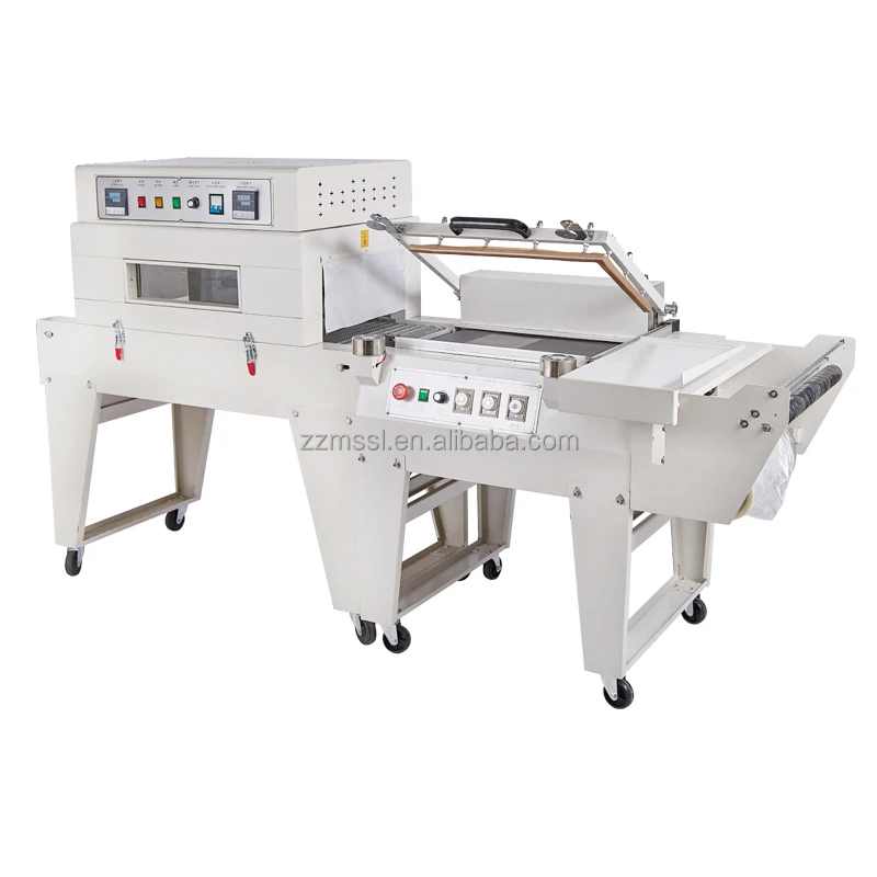 Semi Automatic L bar Sealer Cutter Heat Shrink Tunnel Packaging Machine