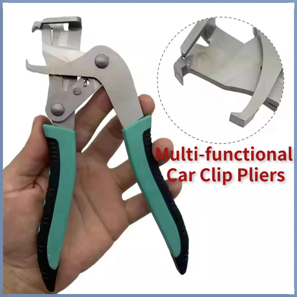 Multi-functional Car Clip Pliers Disassembly Tools Car Fuse Removal Tool Tightening Wire Stripping Plier Car Repair Tools