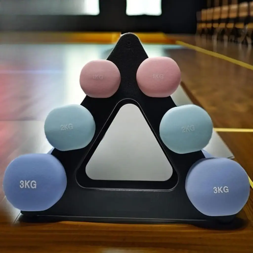 3 Tier Dumbbell Rack Weight Storage Organizer Dumbbell Storage Holder for Strength Training Fitness Weight Training Sports Home