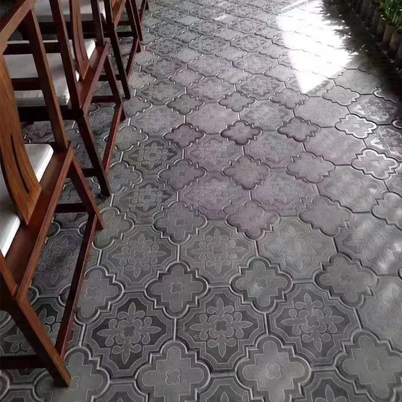 Composite Cement, Grass Planting Brick, Plastic Mold, Paving Brick, Sidewalk, Floor Brick, Park Square, Chinese Knot