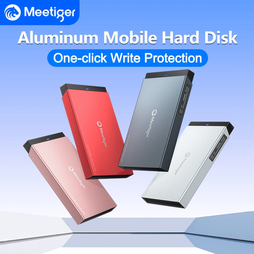 Meetiger High Speed External Solid State Drive Portable External Hard Disk Hard drive Mobile Hard Disk HDD Storage For Laptop