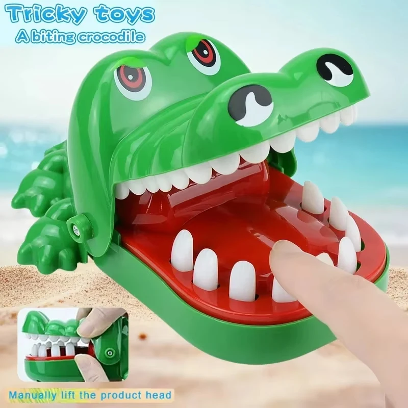 Crocodile Teeth Toys For Kids Alligator Biting Finger Dentist Games Funny For Party And Children Game Of Luck Pranks Kids Toys