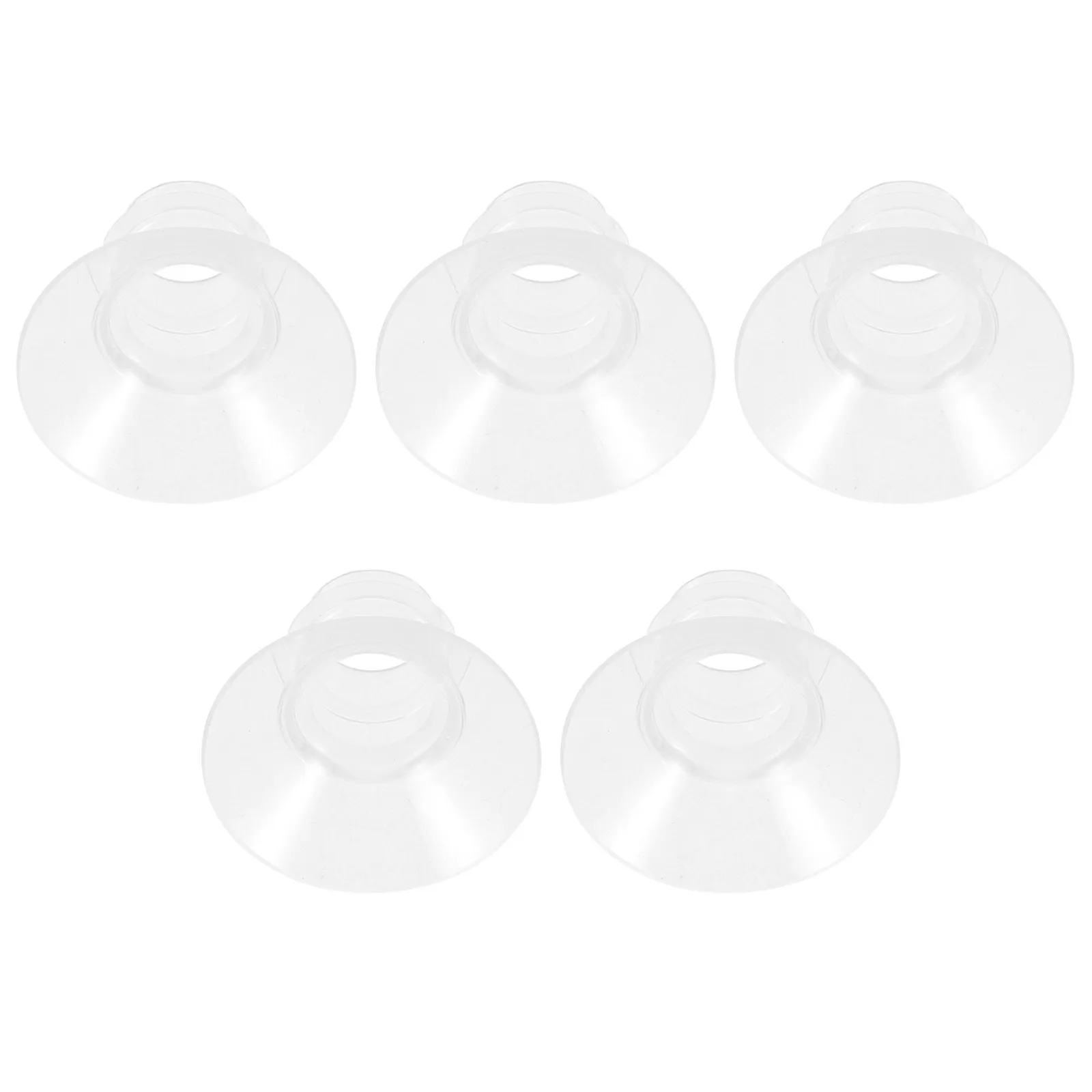 5Pcs Premium Silicone Flange Inserts for Breast Pump Accessories Compatible with Wearable Electric Breast Pump 21Mm to 13Mm
