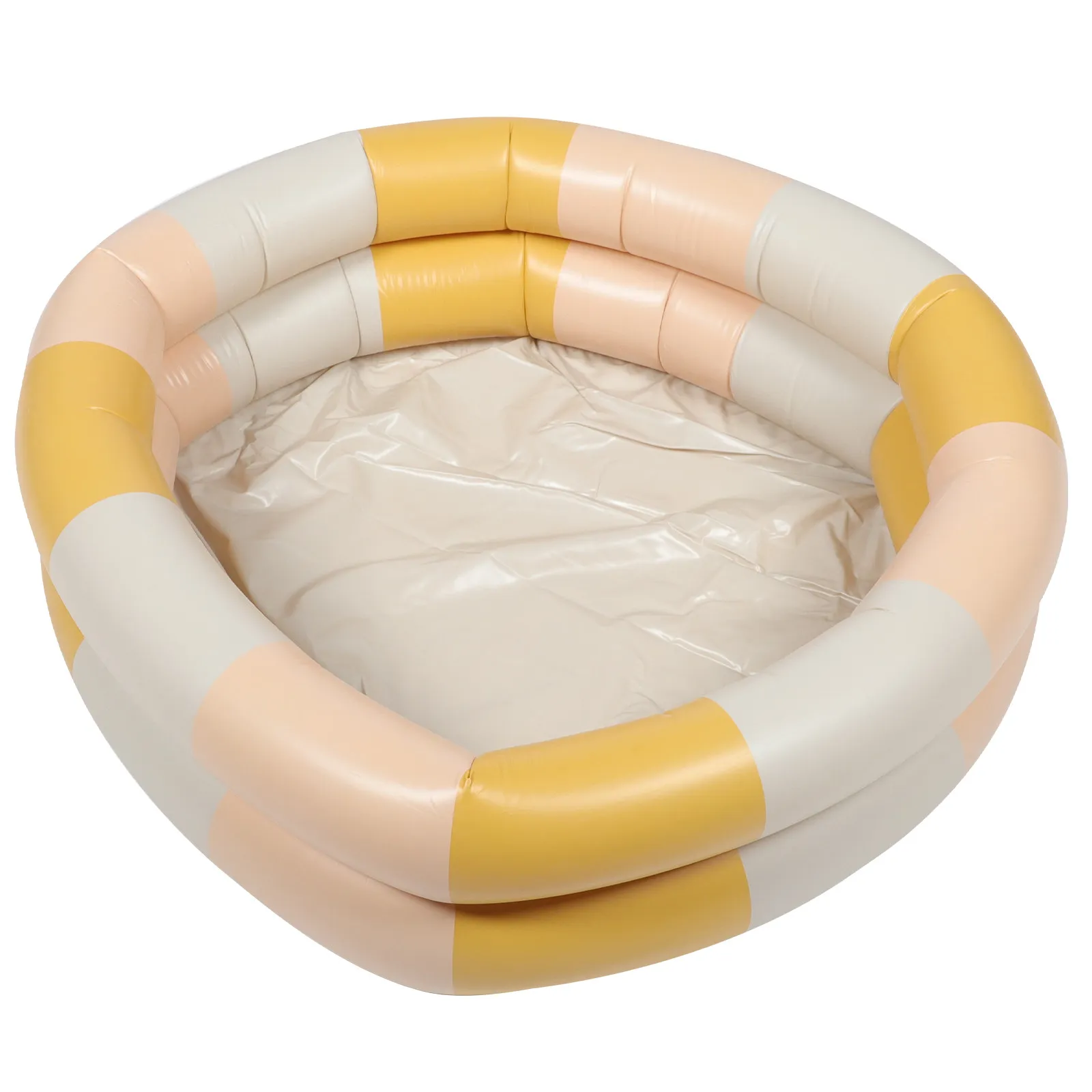 Inflatable Baby Swimming Pool for Kids Summer Fun Round Design Portable Lightweight Easy Setup Reusable PVC Pool for Outdoor
