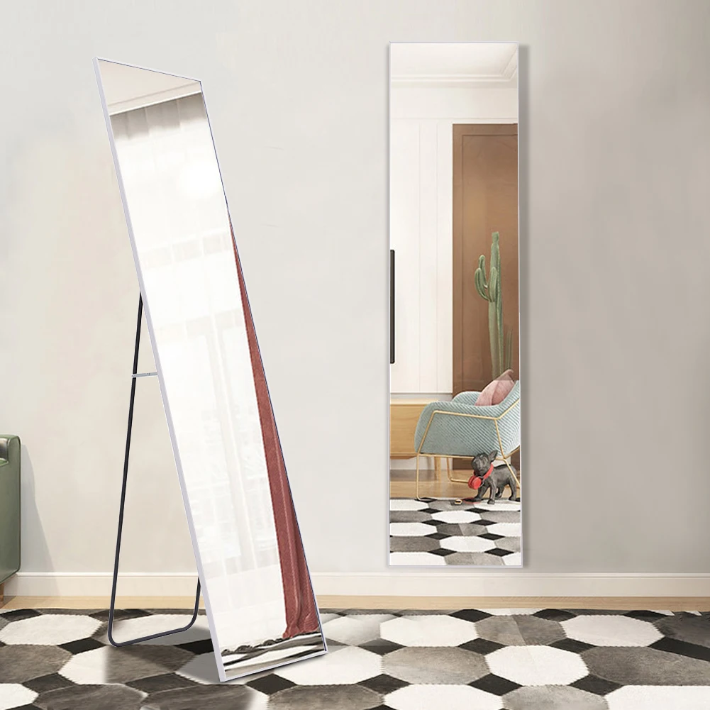 【Breeins】Rectangular Full Length Mirror Freestanding Hanging Multi Color Size Bedroom Livingroom Bathroom Home Decoration