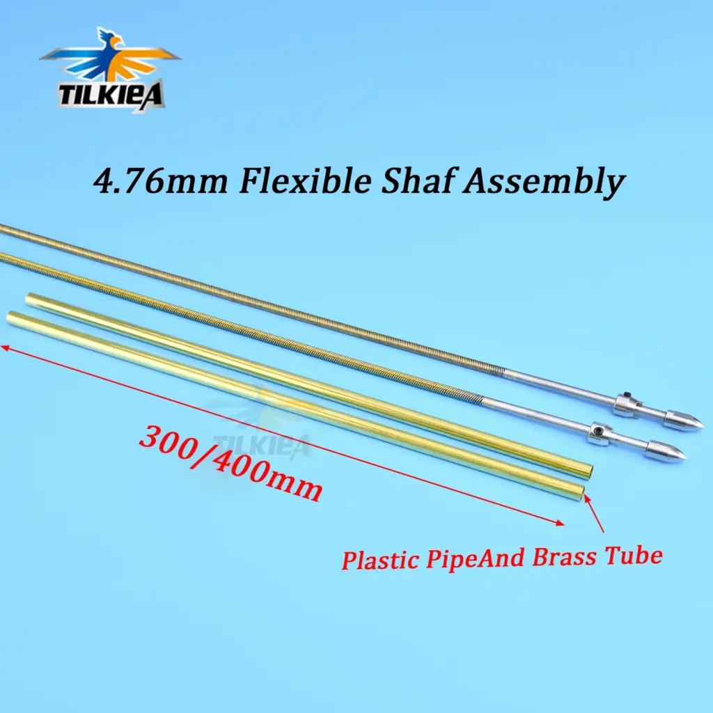 High Quality 4.76mm 3/16'' Flexible Shaft Left / Right Flexible Axle Flex 4.76mm Flex Cable Assembly For RC Electric Boat