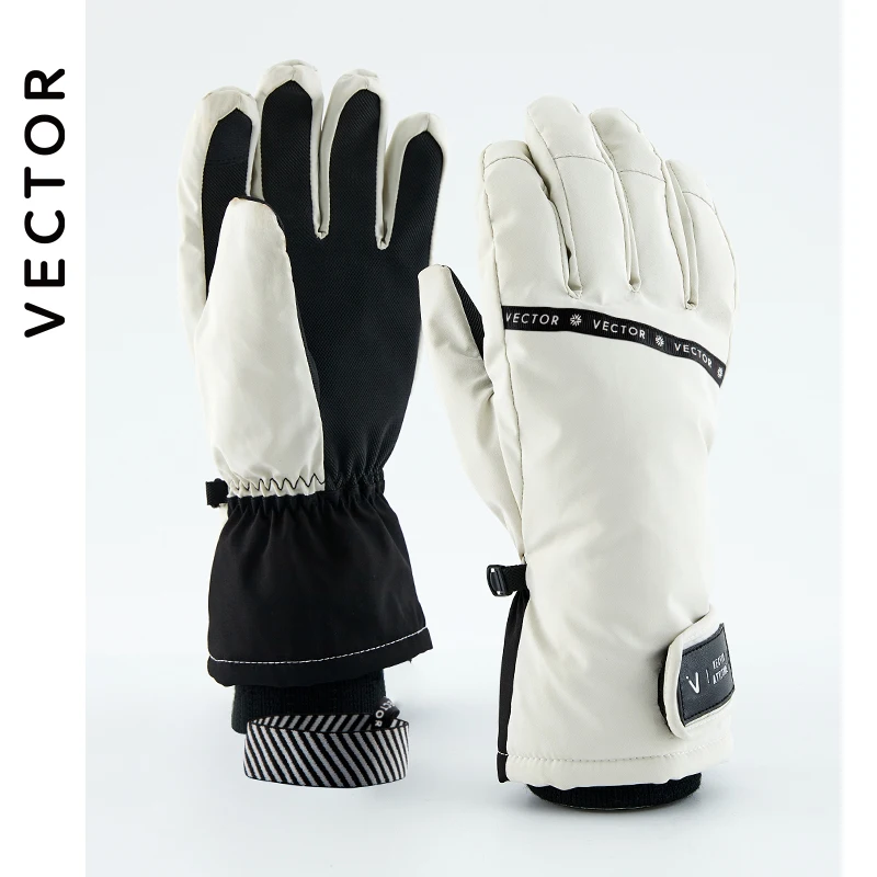 VECTOR Ski Gloves Waterproof Gloves with Touchscreen Function Snowboard Thermal Gloves Warm Snowmobile Snow Gloves Men Women