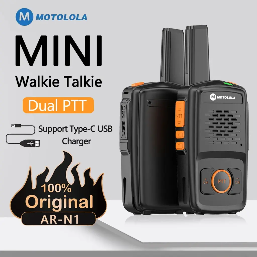 Mini Walkie Talkie Motolola 16 Channels Professional MT-N1 UHF 400-470MHZ Match Baofeng Two Way Radio