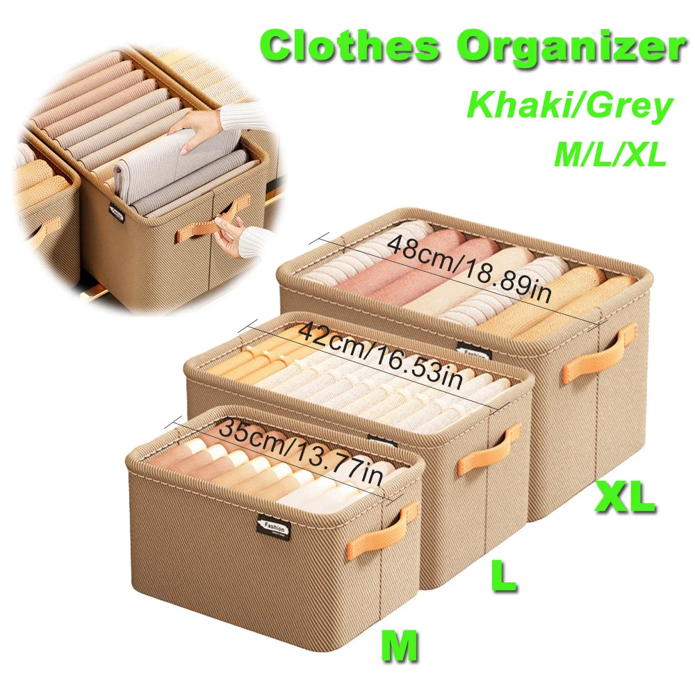 Thicken Clothes Organizer Pants Sweater Storage Cabinets Drawers Organizer Jeans Storage Box Wardrobe Clothes Storage Organizers