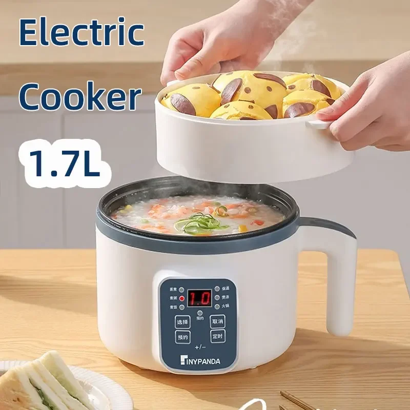 1.7L Electric Rice Cooker Single Double Layer 220V Multi Cooker Non-Stick Smart Mechanical MultiCooker Steamed Rice Pot For Home