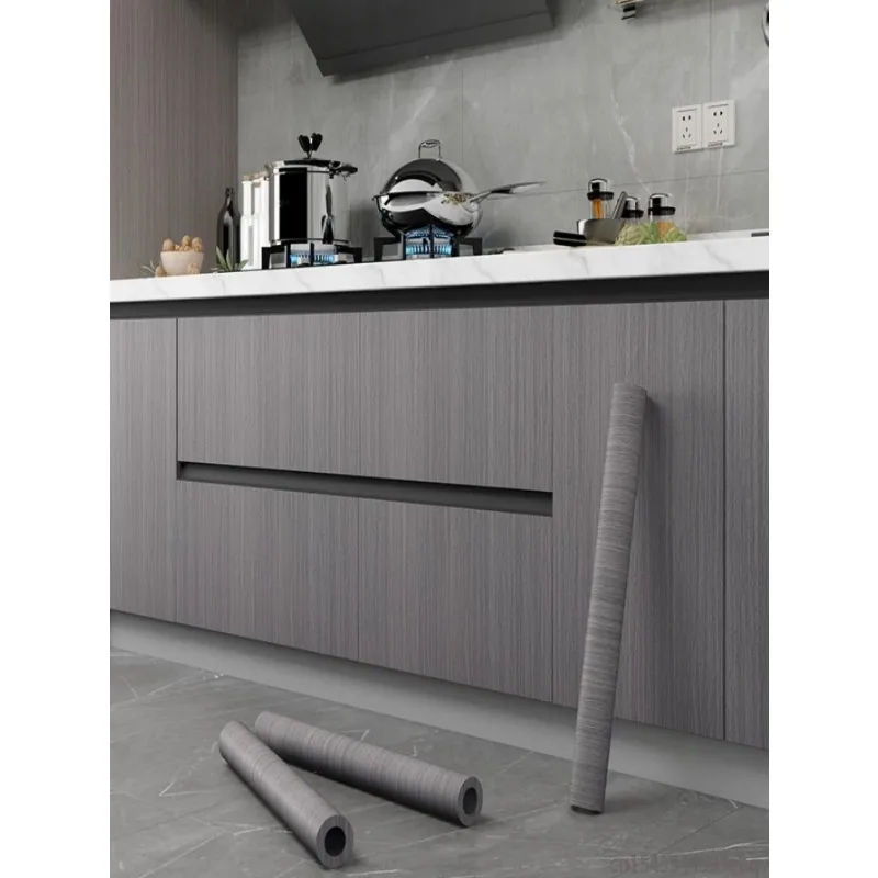 Wood Grain Home Decor Furniture Waterproof Vinyl Wall Sticker Self Adhesive PVC Wallpaper Kitchen Cabinet Door Sticker