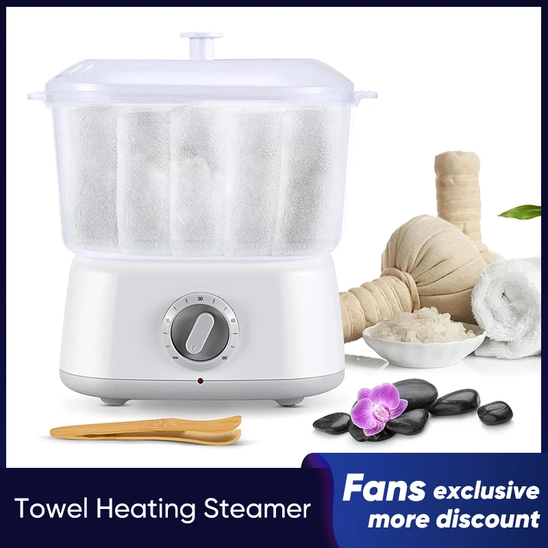 Professional Hot Towel Warmer Steamer Machine for Spa Salon,Fast Heating 202°F, Moist Warm Towel Heater for Facial, Hairdresser